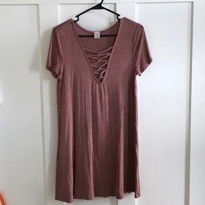 I❤️JOAH mauve knit dress NWOT